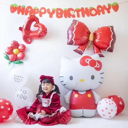 3rd Designのバルーン誕生日飾り付け事例