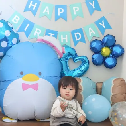 3rd Designのバルーン誕生日飾り付け事例