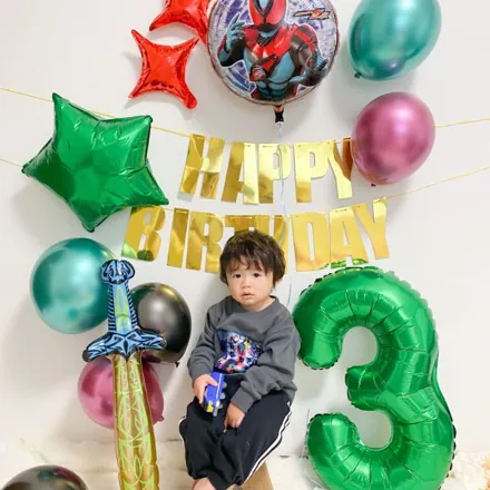 3rd Designのバルーン誕生日飾り付け事例