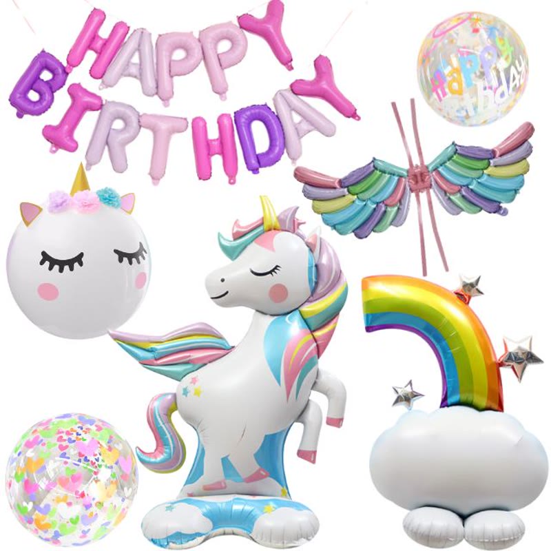 ユニコーン 誕生日 バルーンセット
